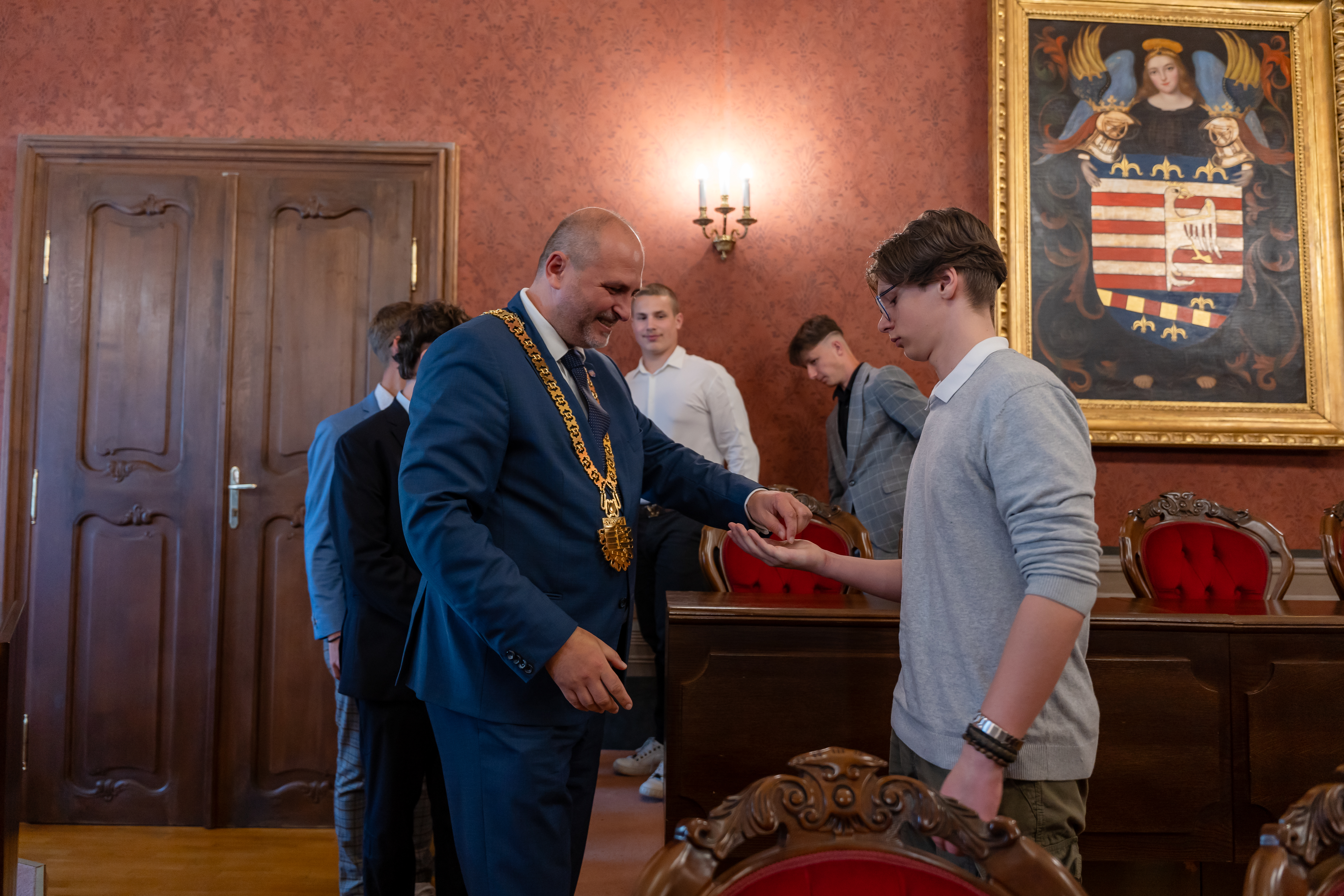 Prijatie studentov v Historickej radnici-21